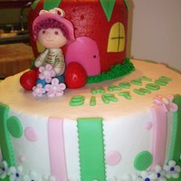 Strawberry Shortcake Butter flavor dh cake mix with bc icing and mmf accents and figurine made for mmf . Client sent me 3 differnt photos and just told me to...