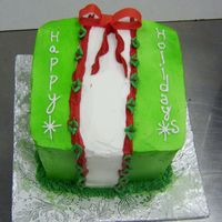 Green & White Christmas Package I made this for Christmas at my MIL house. It was a bit hit.