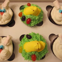 Bunny & Peep Cupcakes 