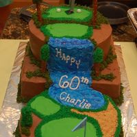 60Th Birthday Cake For Golf Lover Thanks to CC for the ideas and allowing me to create only the 2nd cake that I totally designed from start to finish! It actually turned out...