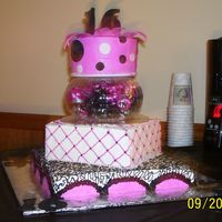 Sweet 16 Single layer 12" square, double layer 8" square, double layer 6" round.