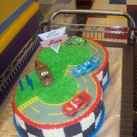 Cars Got the idea from tdybear1978, my best cake yet!
