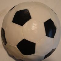 Baseball_Cake.jpg I was practicing a soccer ball. Covered in fondant.