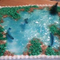 Fishing This was my very first order. This friend of mine wanted it to be a fishing theme. So I did the best I could do. I think it turn out pretty...