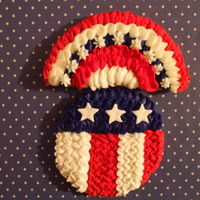 4Th Of July These were a blast to make...buttercream icing and rolled buttercream..i gotta remember these for next year..thanks for looking, Chris