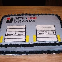 Cakesandfirestation_007.jpg I made this for my Husbands warehouse. It is there logo and the loading doors. It is all BC.