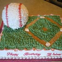 Baseball Birthday Inspiration from many of the cakes ehre on this site. Thanks for your creativity!