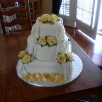 Wedding Cake This was my gift to my brother on his wedding day. I also made cucakes for the kids table but don't have a picture yet as I was in the...