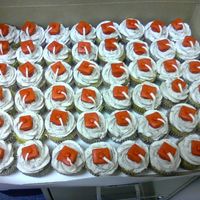 Graduation Cupcakes 150 cupcakes made for K5 graduation. Flavo were oreo, orange cream, red velvet & chocolate
