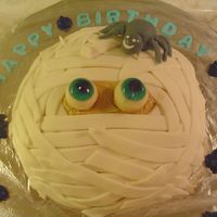 Mummy Cake mummy-themed birthday cake