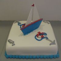 Sailbot Cake Made this for a christening. It was SO fun to make :-)