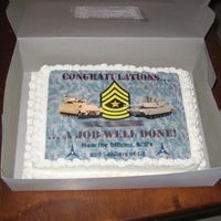 Snickerdoodle Cake With Edible Image 