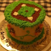 Softball Field Cake Dirt is crushed chocolate! Yummmm...chocolate...