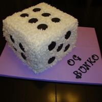Bunko Cake Fuzzy Bunko Dice Cake.