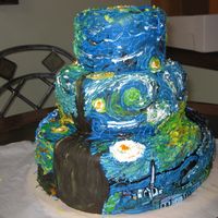 Starry Night I made this for my cousin's retirement party...she is an art teacher and this is her fav painting