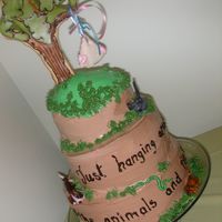 Waiting For Baby The tree is made out of nfsc & royal icing. The tree has significants to the expectant mommyand daddy who also have a family of pets....