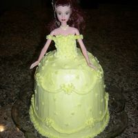 Belle Doll Cake 