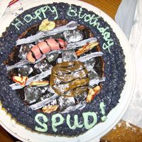 Grill This is my first attempt at the barbecue grill. I made it really fast for a friend. I still need a lot of practice thanks for all the great...