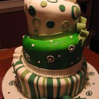 Go Green My friend Melisa graduated. Her plans for the future include eating cake.