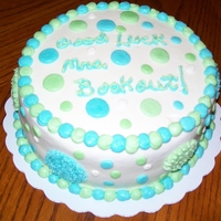 Polka Dots blue and green polka dots