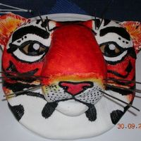 Tiger Cake This was for my older bro's 29th b'day...it didn't come out as well as i had hoped but it still looks ok