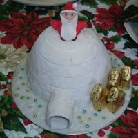 Igloo Xmas This was a rush job so i didn't have time to finish it off properly....so this is how it ended up...i was going to do a sleigh behind...