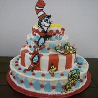 Another Pic Of Dr. Seuss Cake This one is a little less fuzzy, i would love some feedback on anything. Thanks