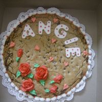 First Choc. Chip! I have this "big" cookie business. Where people tell me the design and i make a 12" cookie out of sugar. But this lady loves...