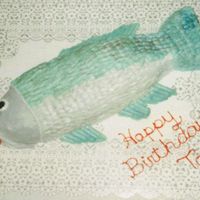 Fish Birthday Cake 
