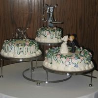 Brian And Kelly This was my first wedding cake!