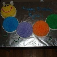 Baby Einstein Chocolate cake with chocolate ganache filling and buttercream icing.