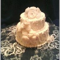 Mini Cake First mini cake I did. I was just messing around with what I had in my kitchen!