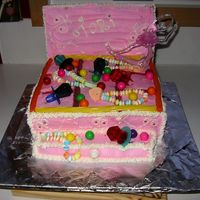 Jewlery Box Cake for my neice she loooved it