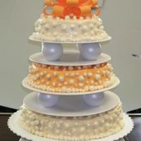 Ice Cream Wedding Cake A man came into the ice cream shopwhere I work and said he wanted an Ice cream wedding cake for his wedding.I came up with this design for...