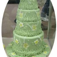 Ky State Fair 3Rd Place - Amateur Div fair entry; first time making fondant - used Daisy's recipe; used papier mache boxes for forms (stuffed with styrofoam covered in cake...