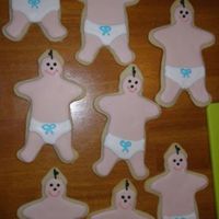 Baby Shower Cookies First Cookies. They took forever!!! Thye are not perfect but for the first I think that they are alright.