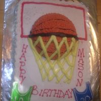 Basketball Birthday Cake 