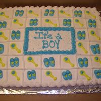 Babty Shower Cake Baby shower cake for a coworker...idea came from a cake made by CC member VetaAl