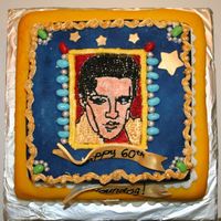Elvis Birthday Cake This was my most fun cake I've ever done. Also the most elaborate. Lots of detail. Chocolate cake filled with ganache and choc....