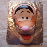 Tigger Marshmallow fondant.
