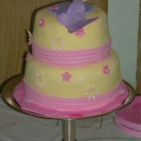 Sweet Yellow Chocolate & white layers with MMF.