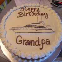 Hatteras Birthday Cake for my Dad, FBCT