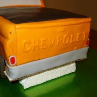 65 Chevy Truck Back end of the Chevy Truck cake.