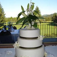 German Chocolate Wedding Cake 
