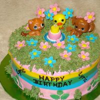 Littlest Pet Shop All decorations are fondant. Cake is Red Velvet with a new Cream Cheese Frosting recipe I came up with that is sooooo delicious and not too...