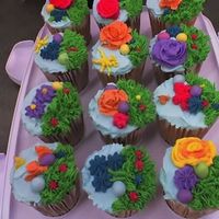 1St Cupcakes Our first attempt at Easter cupcakes for last night of Course 1 class!