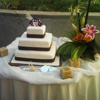 Graciela's Wedding Cake the wedding's theme was japanese and the groon wanted a funny cake and these is it