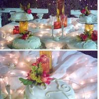 Roses this cake was mede for a roses & candles wedding theme