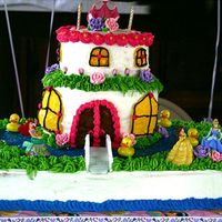 My Biggest Cake This was my 1st stacked cake and the biggest cake i ever made! I had NO idea what i was doing!! i think it came out ok for a 1st try