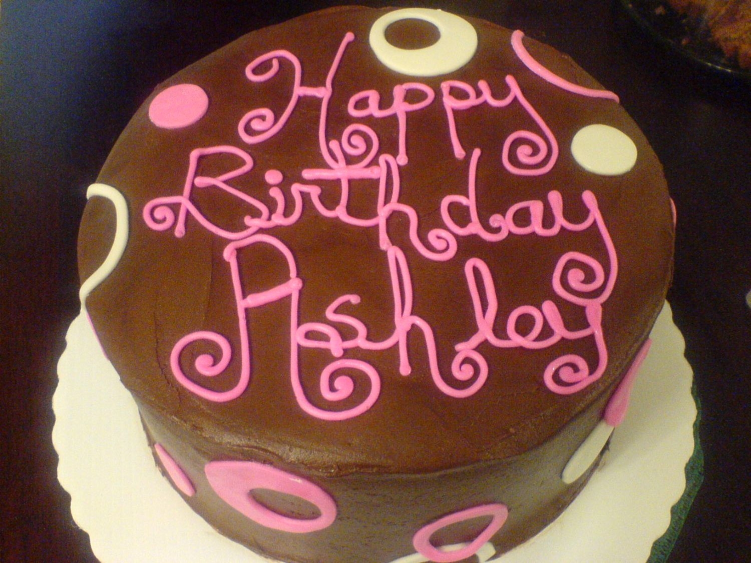 Birthday Cake This is for a girl turning 16. Although you can tell it from this angle, the top layer is slanted.